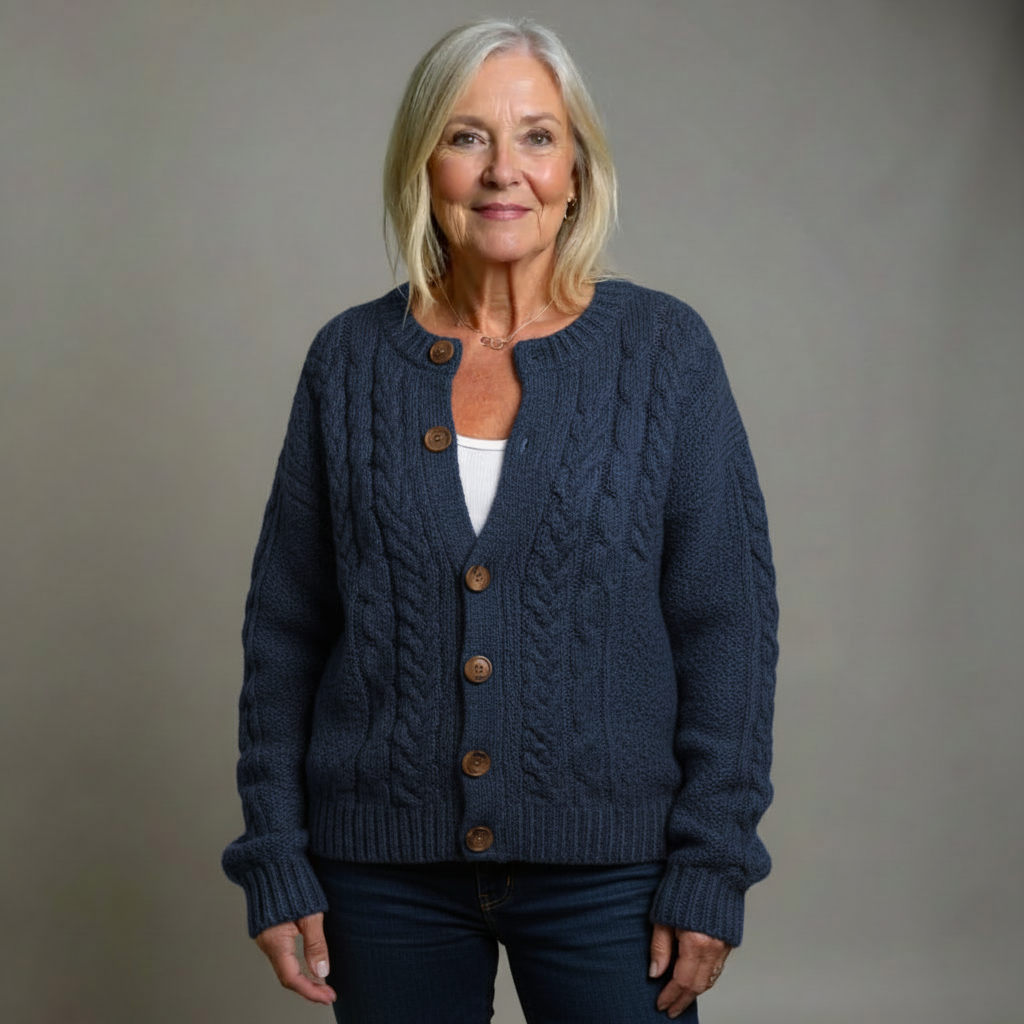 DIE LORENZA | ZOPFMUSTER-STRICKJACKE