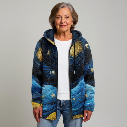 WAVERLEY | LUXURIÖSE STRICKJACKE MIT KÜNSTLERISCHER INSPIRATION