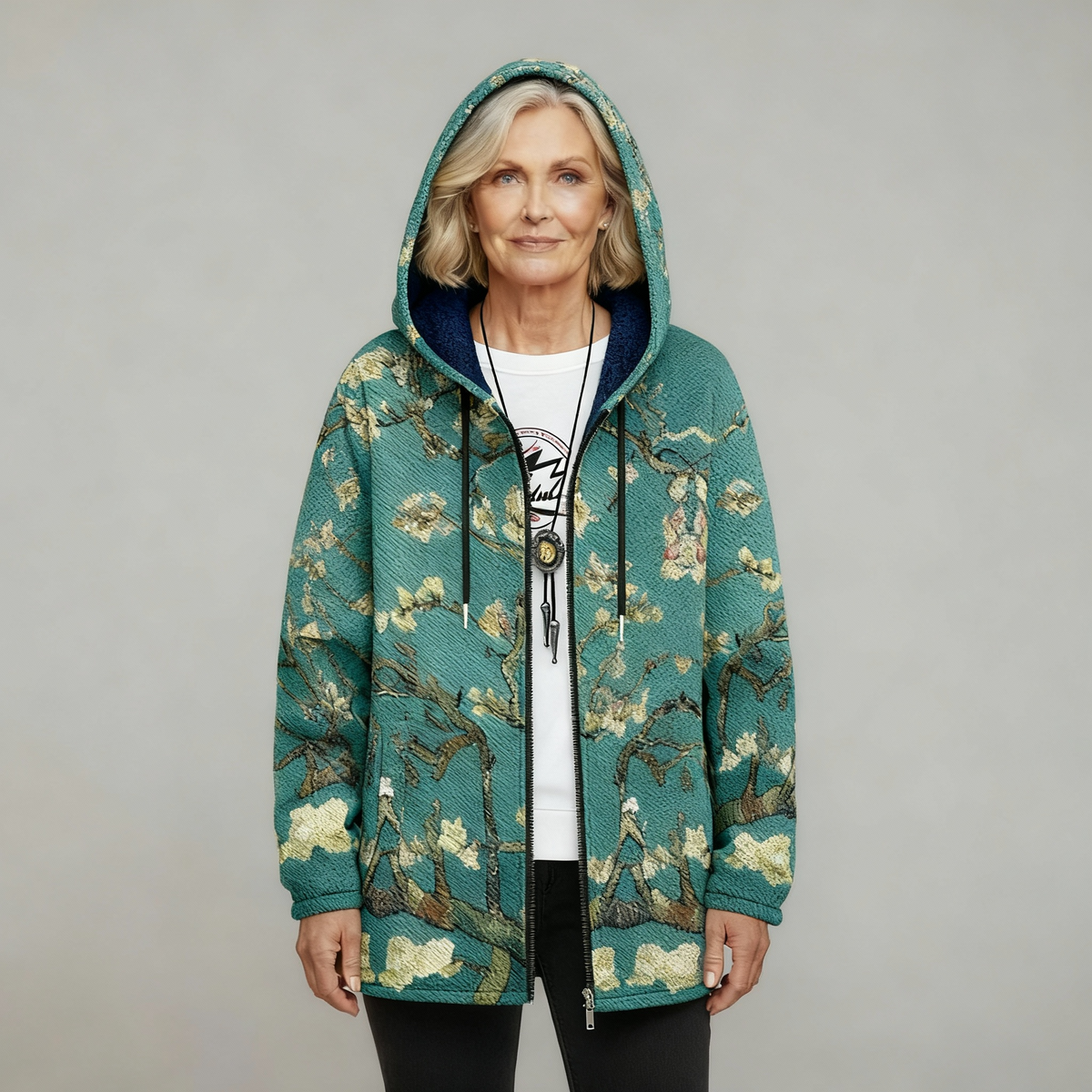 CELINE | LUXURIÖSE, KÜNSTLERISCH INSPIRIERTE STRICKJACKE