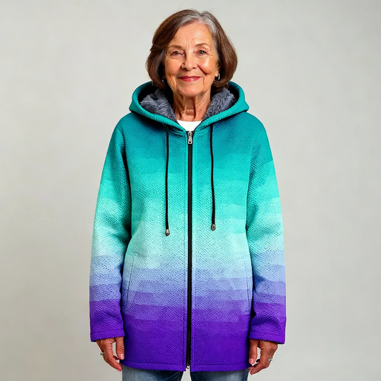 YINDI | LUXURIÖSE KÜNSTLERISCHE STRICKJACKE