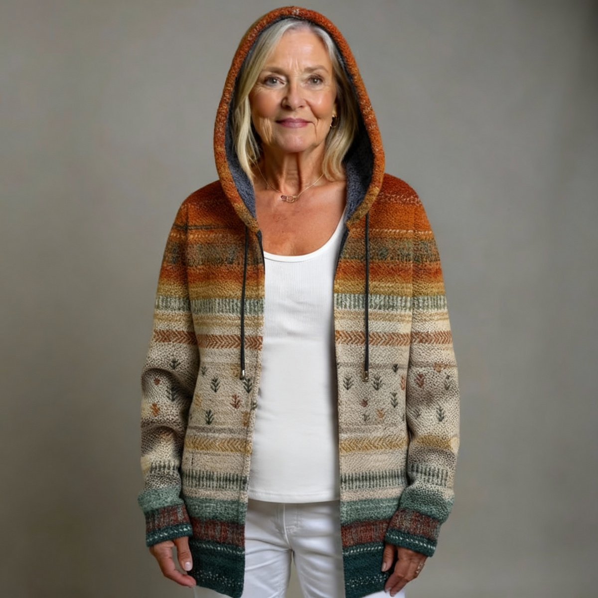 ZALIE | LUXURIÖSE STRICKJACKE MIT KÜNSTLERISCHER INSPIRATION