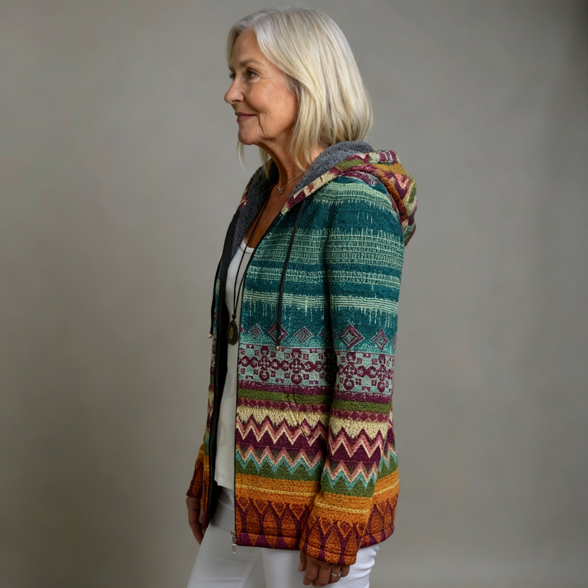 JEDDA | LUXURIÖSE STRICKJACKE MIT KÜNSTLERISCHER INSPIRATION