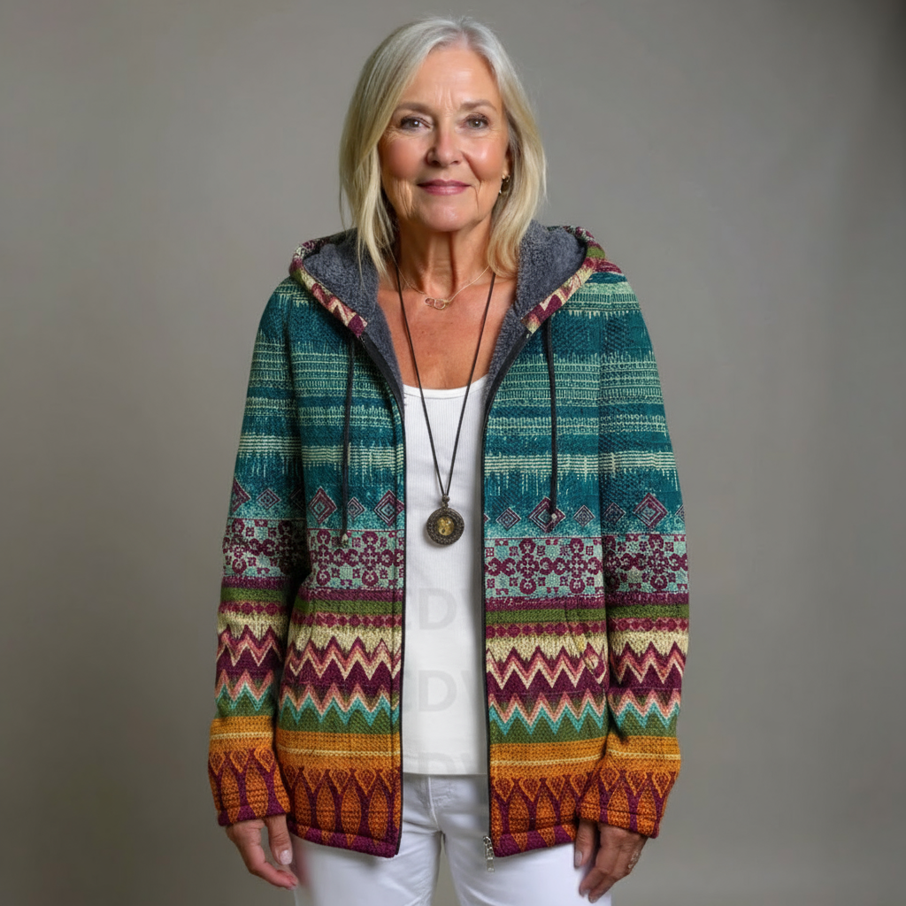 JEDDA | LUXURIÖSE STRICKJACKE MIT KÜNSTLERISCHER INSPIRATION