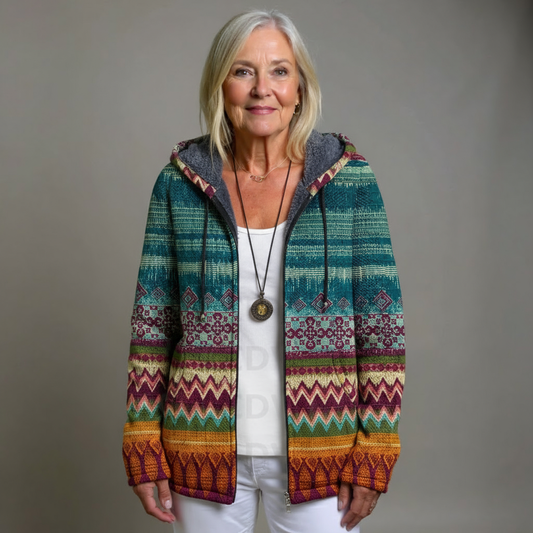 JEDDA | LUXURIÖSE STRICKJACKE MIT KÜNSTLERISCHER INSPIRATION