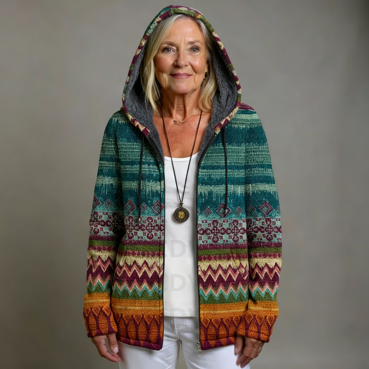 JEDDA | LUXURIÖSE STRICKJACKE MIT KÜNSTLERISCHER INSPIRATION