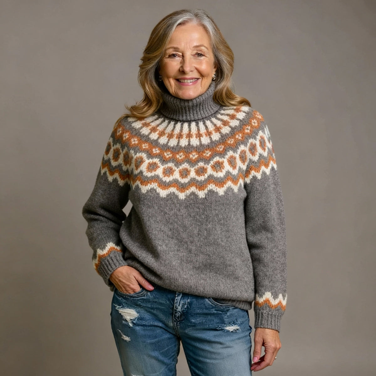 MARA | STRICKROLLKRAGENPULLOVER