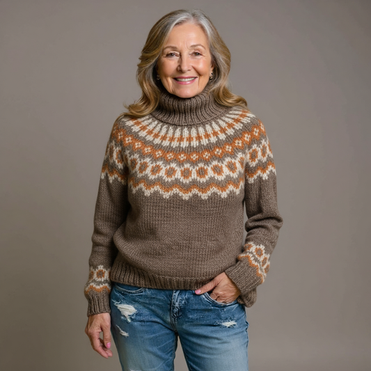 MARA | STRICKROLLKRAGENPULLOVER