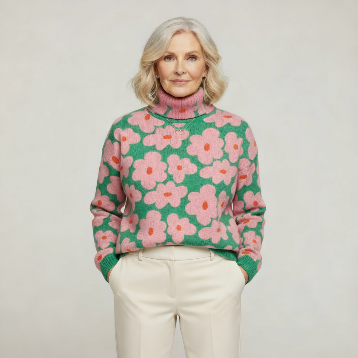 HOLLY | FESTLICHER WEIHNACHTSBAUM-STRICKPULLOVER