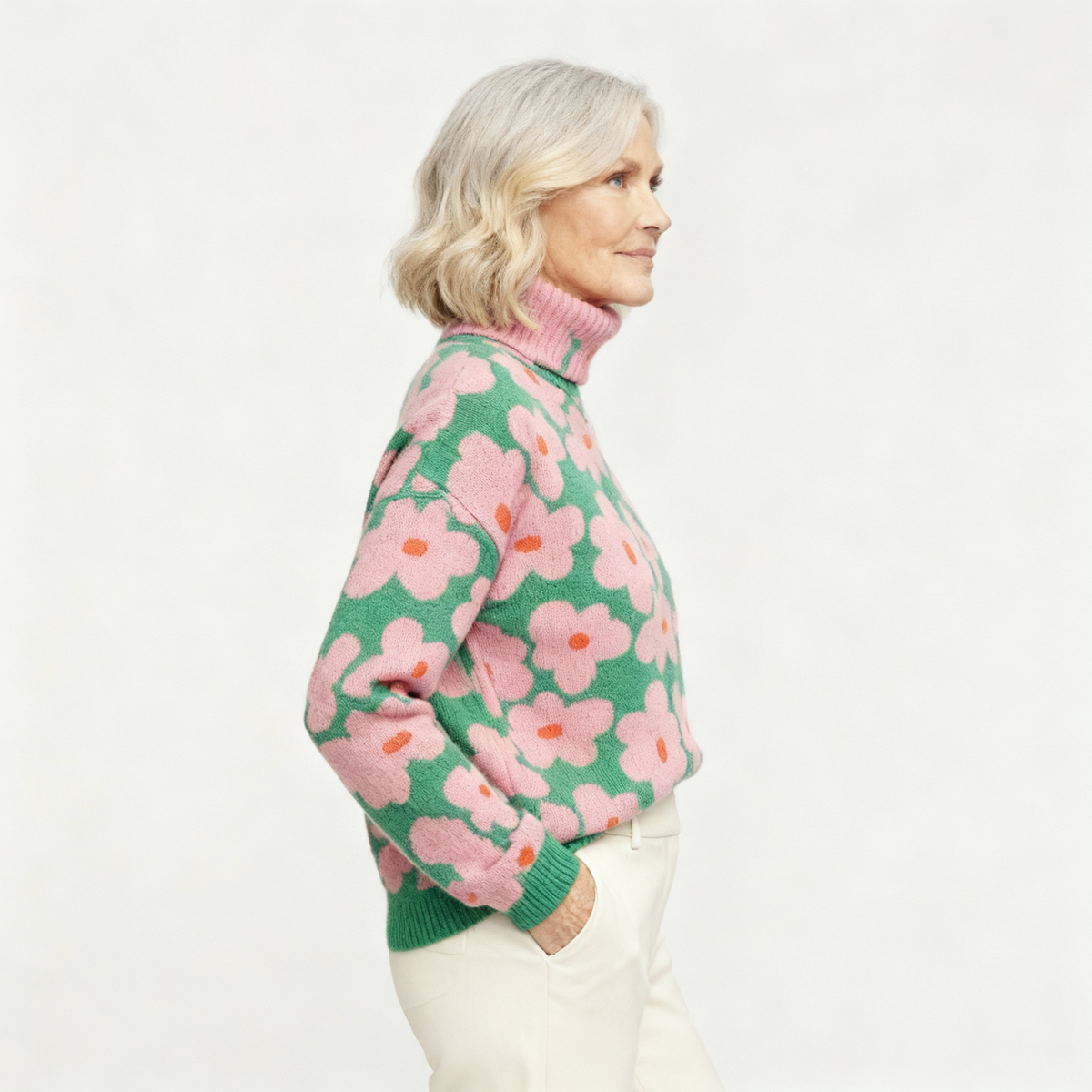HOLLY | FESTLICHER WEIHNACHTSBAUM-STRICKPULLOVER