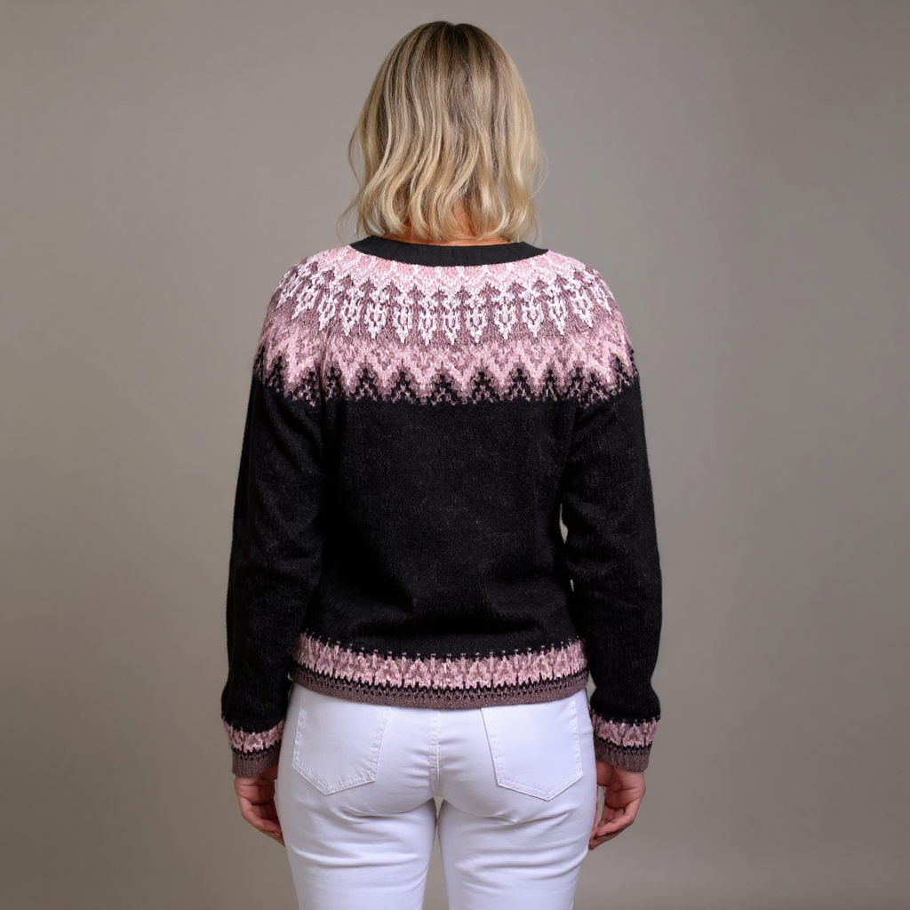 CRESSIDA | KLASSISCHE ISLÄNDISCHE VINTAGE-STRICKJACKE