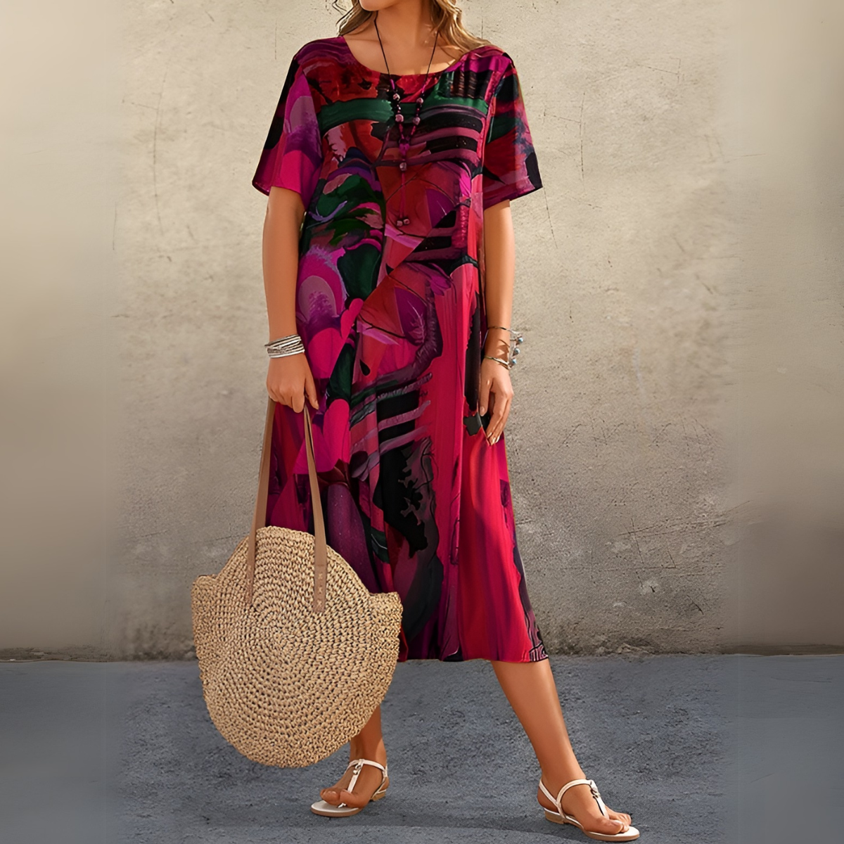 JOELLE | FLORALES KLEID IN EINEM LEICHTEN UND ELEGANTEN STIL