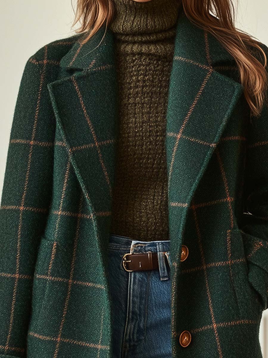 MARGUERITA | KARIERTER WINTERMANTEL