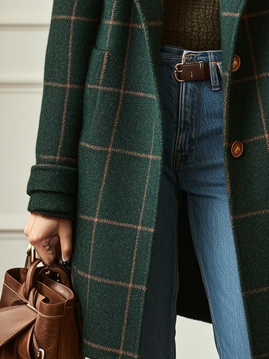 MARGUERITA | KARIERTER WINTERMANTEL