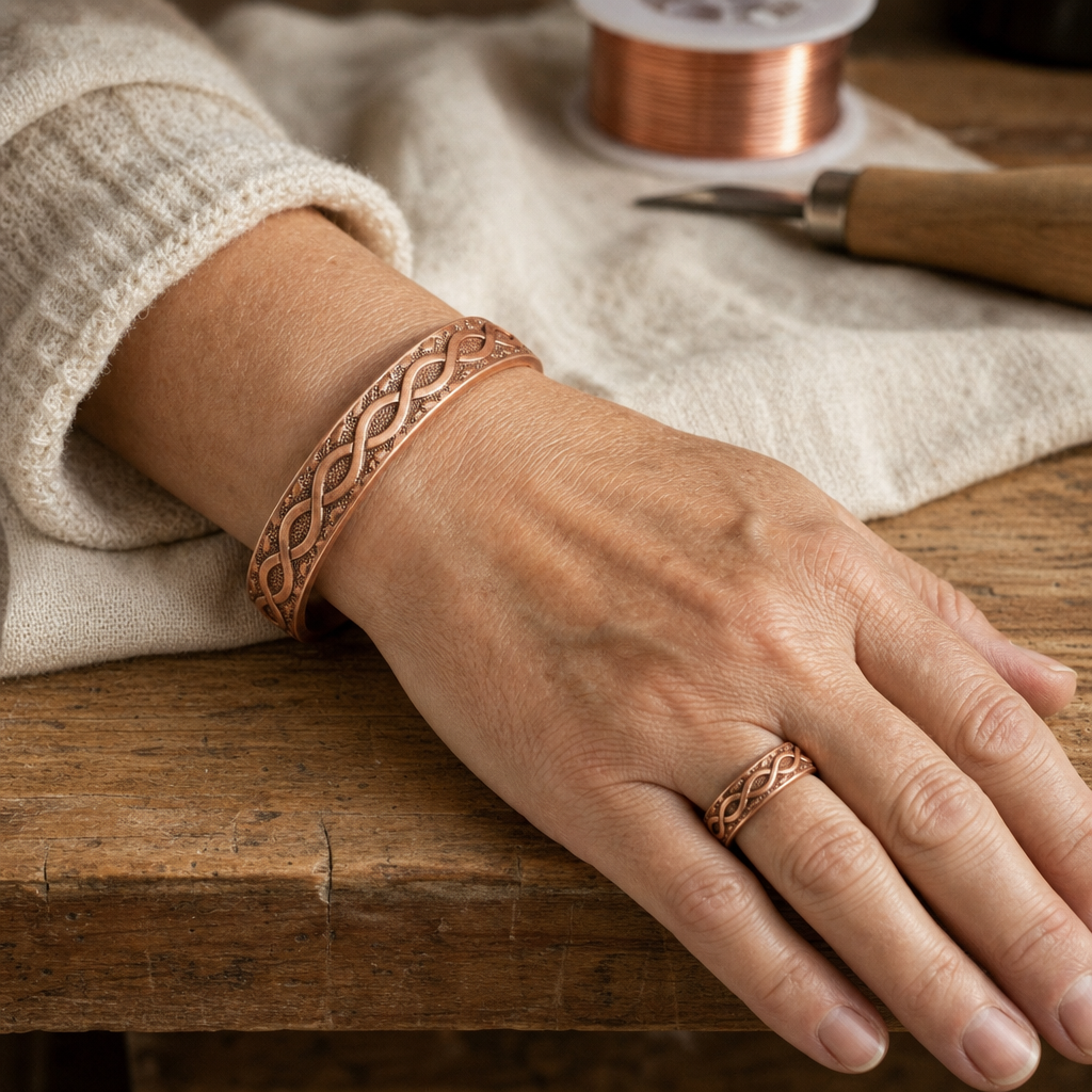 EMMA | KNOT KUPFER-SET