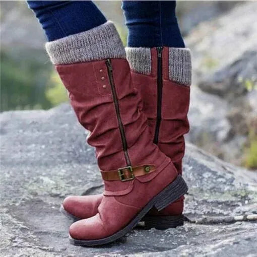 BARBARA | KLASSISCHE STIEFELETTEN MIT SEITLICHEM REISSVERSCHLUSS