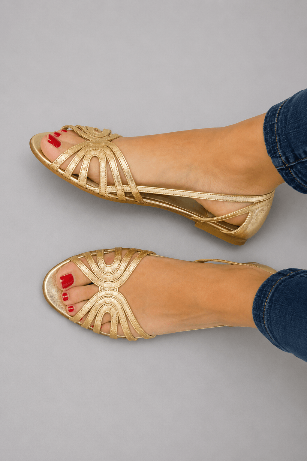 ELEONORA | GOLDENE SANDALEN