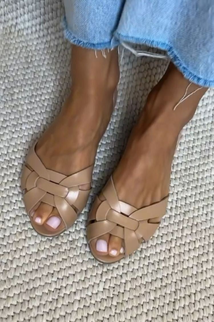 SERAFINA | GEFLOCHTENE SANDALEN