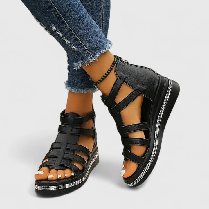 KENDALL | ORTHOPÄDISCHE STRASS-SANDALEN