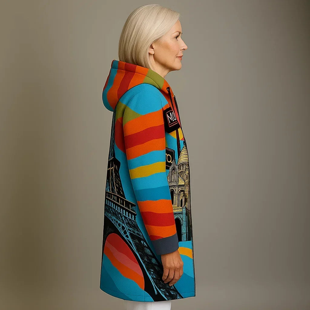 MARLEE | LUXURIÖSE STRICKJACKE MIT KÜNSTLERISCHER INSPIRATION