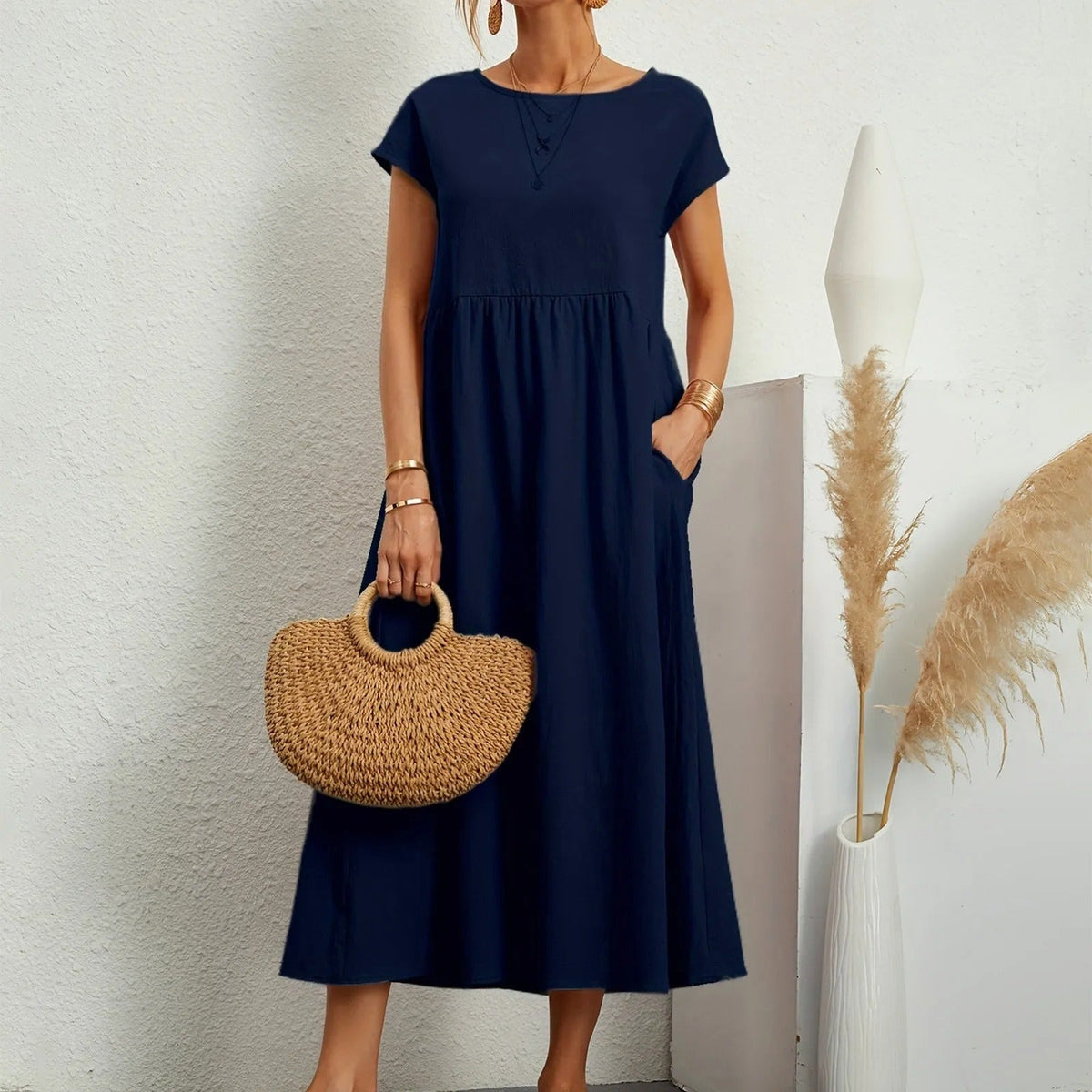 CATHERINE | ELEGANTES BASISKLEID