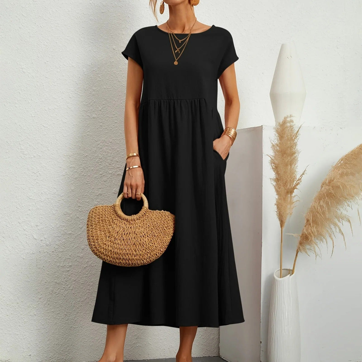 CATHERINE | ELEGANTES BASISKLEID