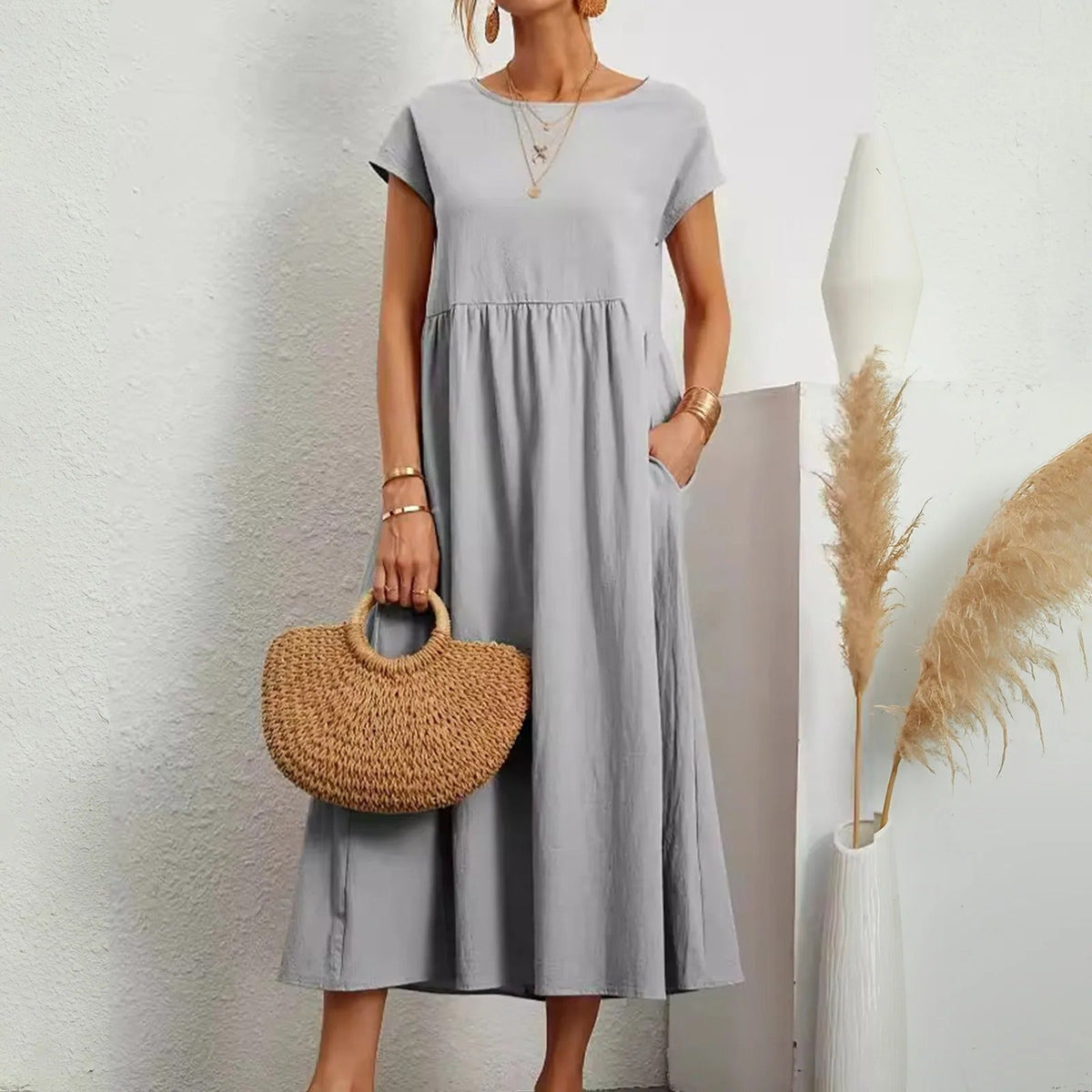 CATHERINE | ELEGANTES BASISKLEID