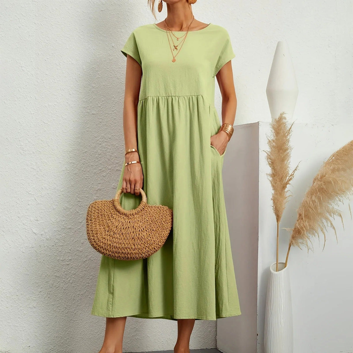 CATHERINE | ELEGANTES BASISKLEID