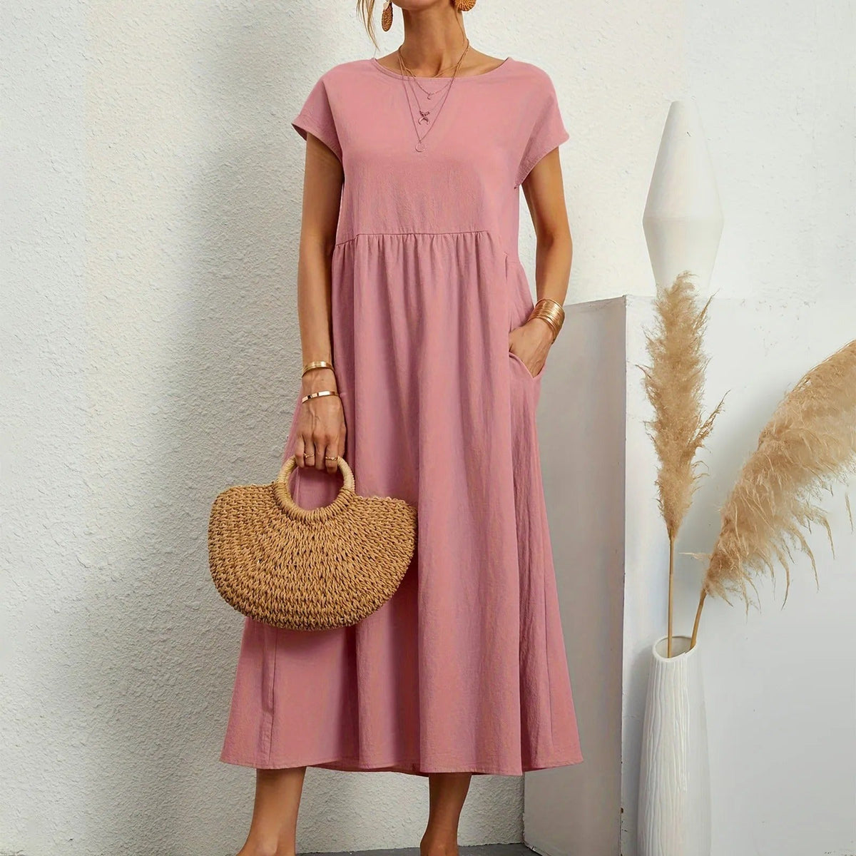 CATHERINE | ELEGANTES BASISKLEID