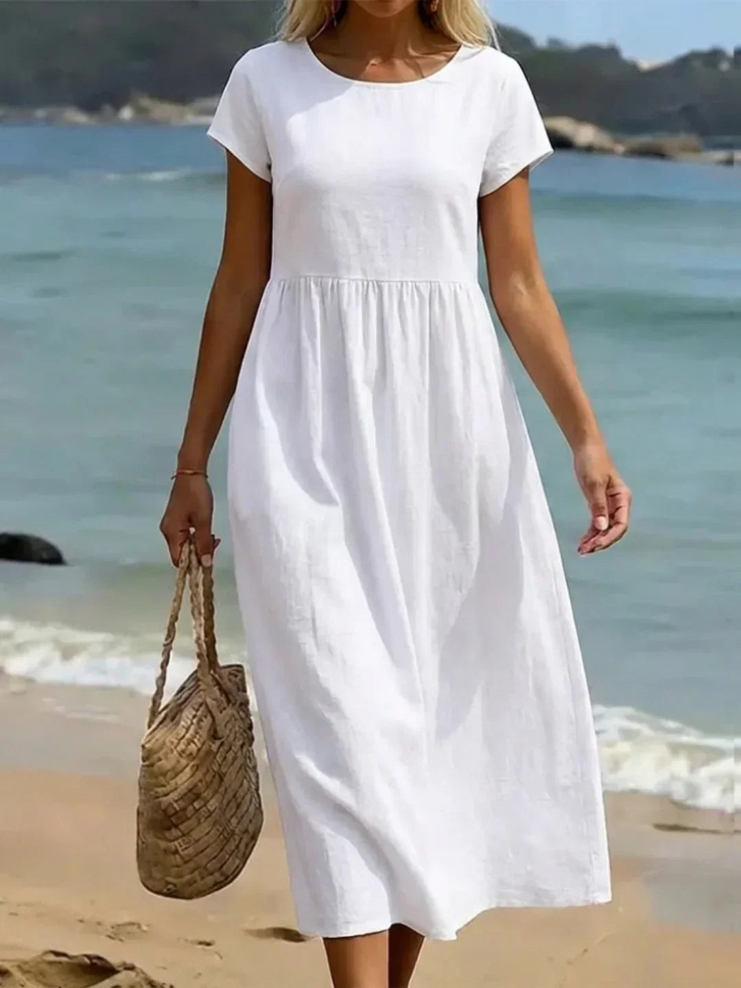 URSINA | FLUIDES MIDI-KLEID