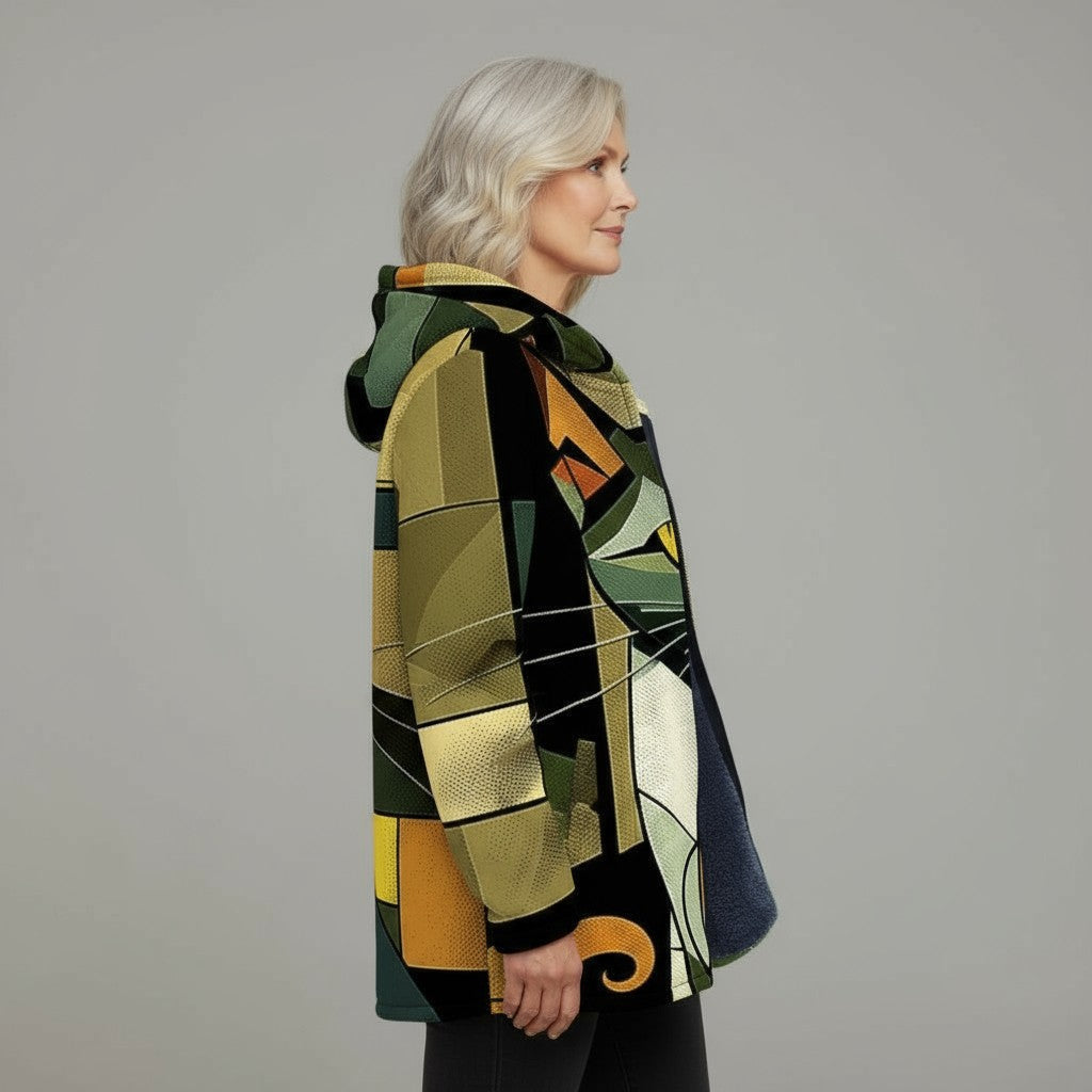 LOWANNA | LUXURIÖSE STRICKJACKE MIT KÜNSTLERISCHER INSPIRATION